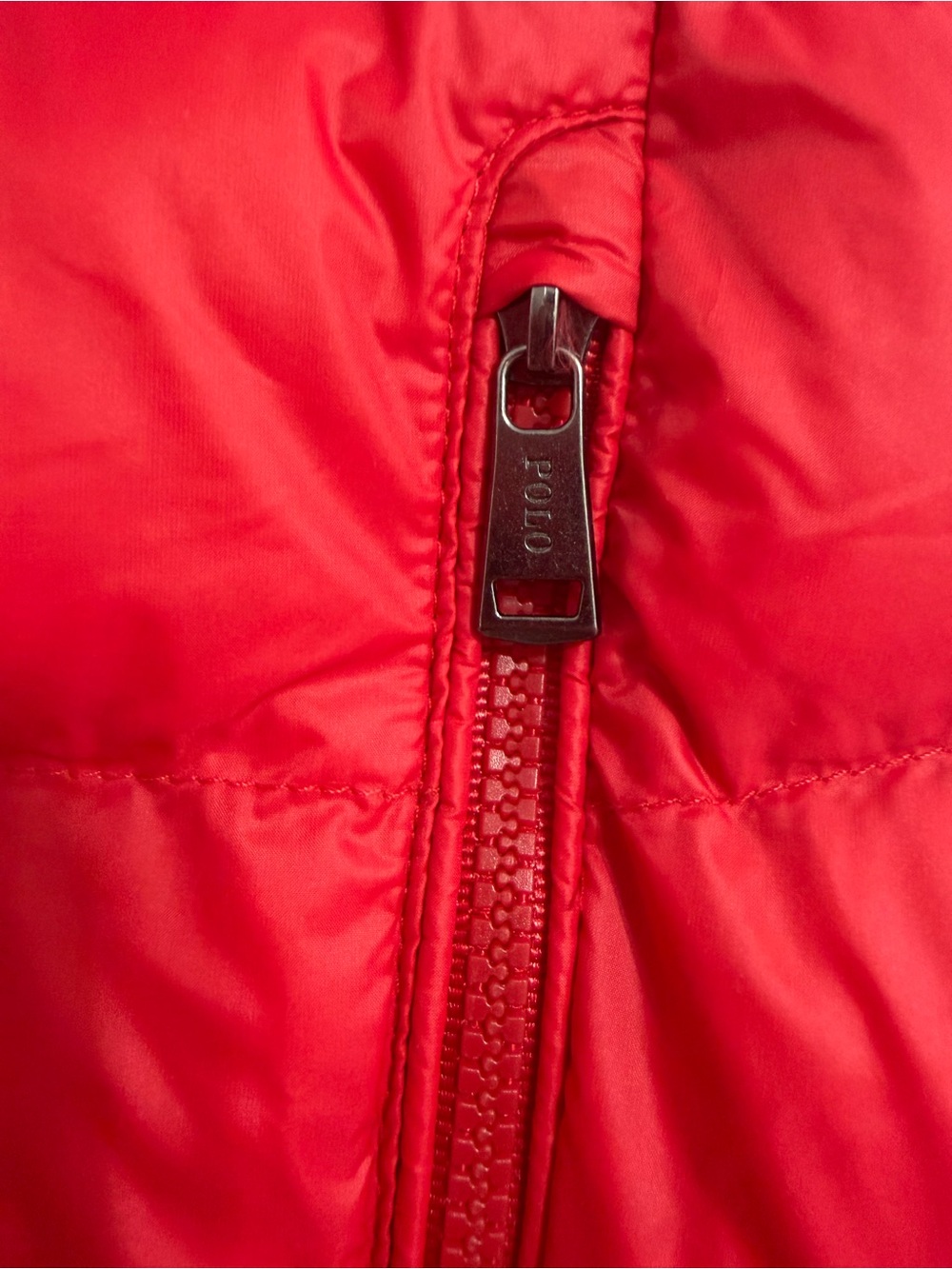 Polo by Ralph Lauren Red Quilted Puffer Vest - Picture 3 of 10
